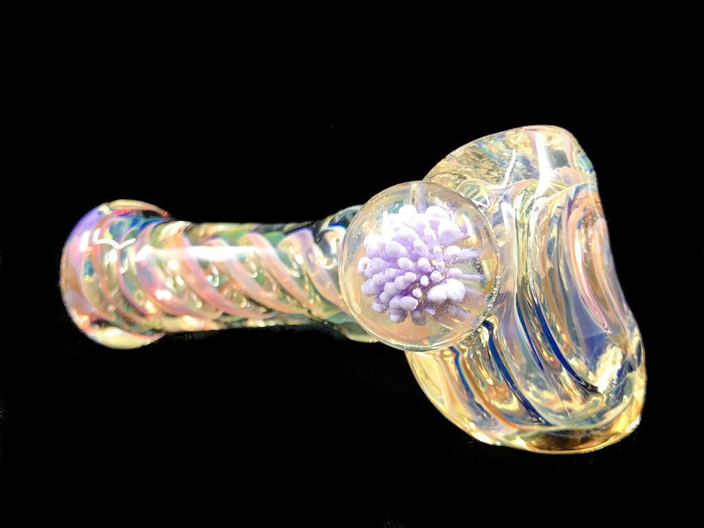 Marble Hammer Pipe Fat Buddha Glass