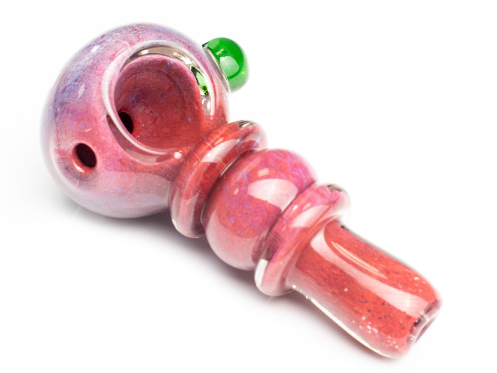 Purple Passion Glass Pipe Fat Buddha Glass