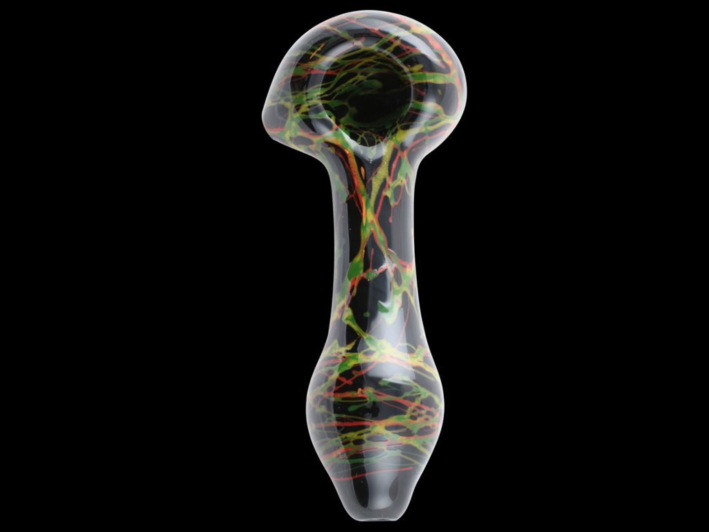 Black Granite Pipe Chameleon Fat Buddha Glass