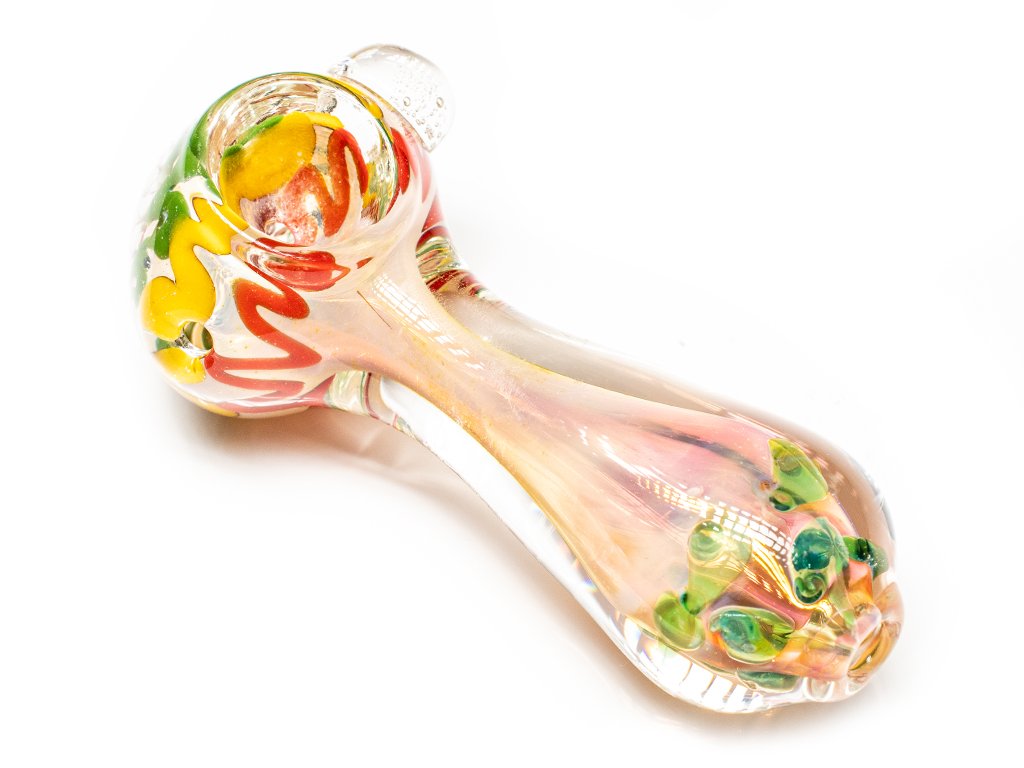 Rasta Head Pipe Fat Buddha glass