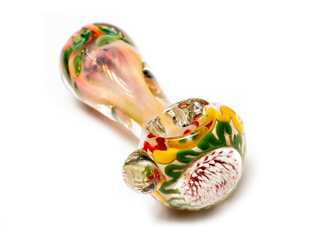 Rasta Head Pipe Fat Buddha glass