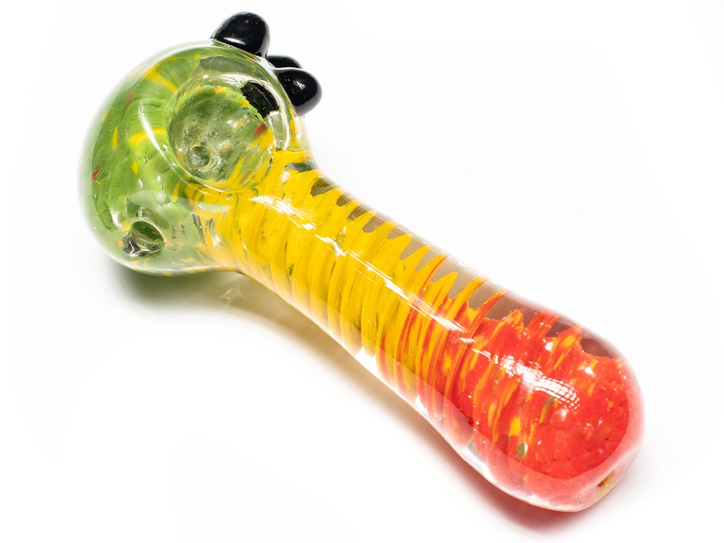 Rasta Pipe Fat Buddha Glass