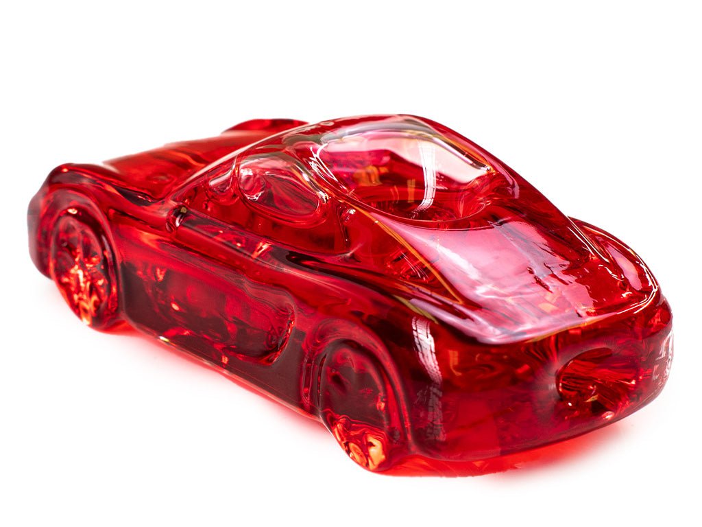 Fat Buddha Glass Pipe Red Freezable Car Pipe