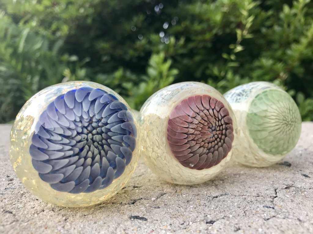 Fat Buddha Glass Pipe Sawtooth Glass Pipe