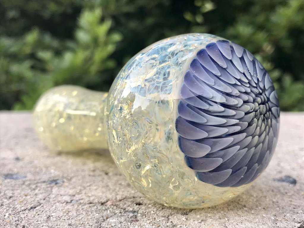 Fat Buddha Glass Pipe Sawtooth Glass Pipe