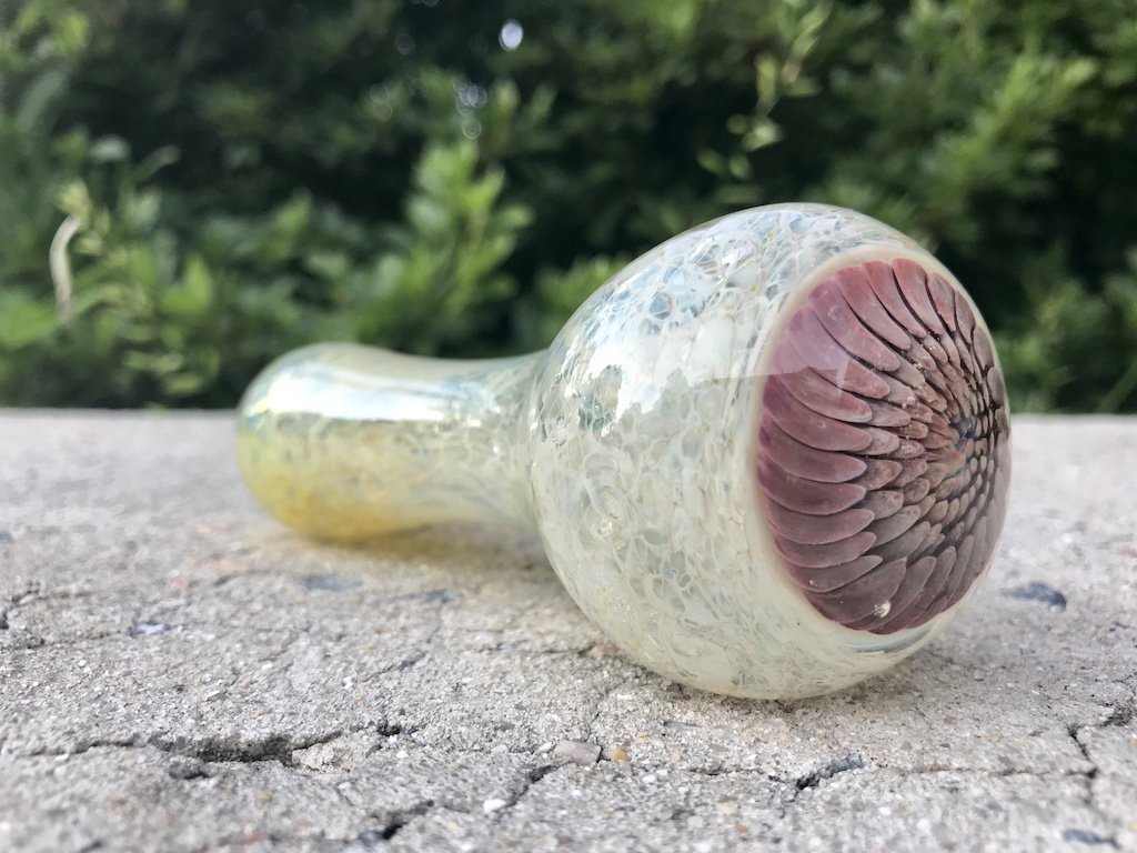 Fat Buddha Glass Pipe Sawtooth Glass Pipe