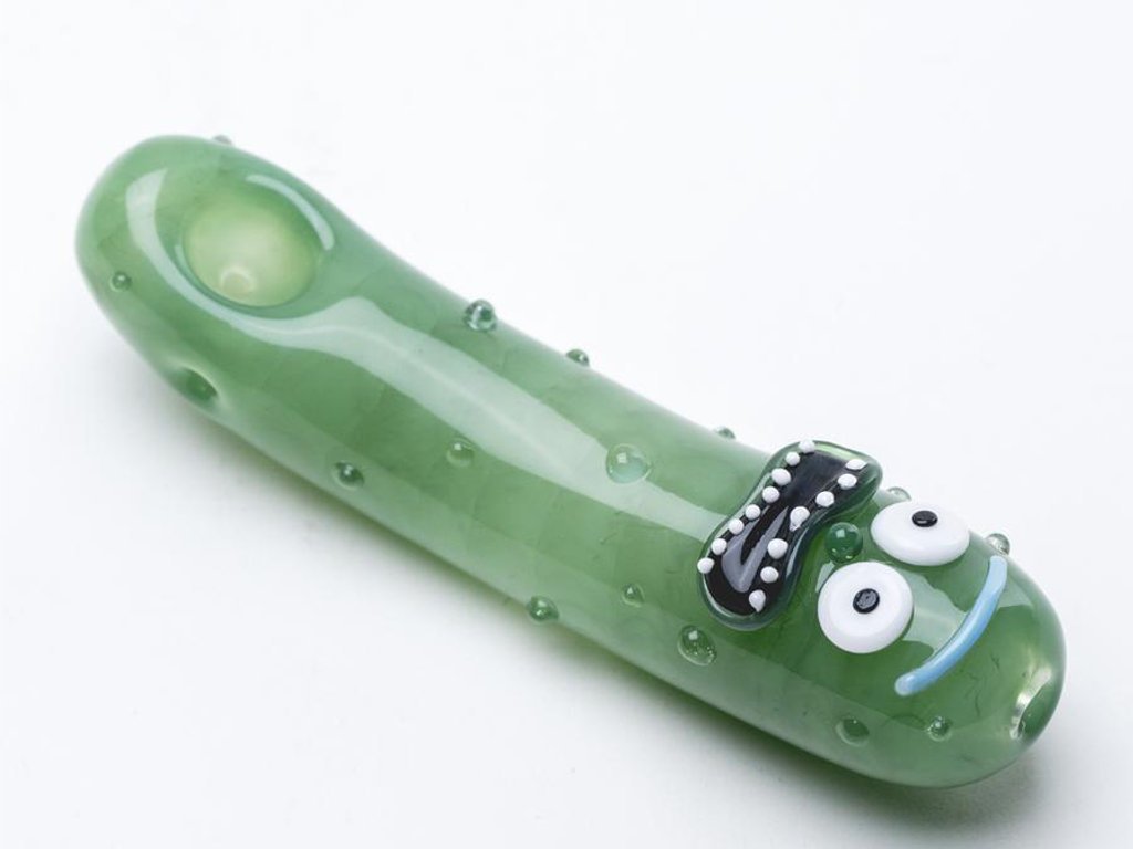 Scary Terry Pickle Pipe Fat Buddha Glass