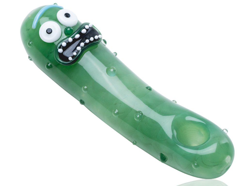 Scary Terry Pickle Pipe Fat Buddha Glass