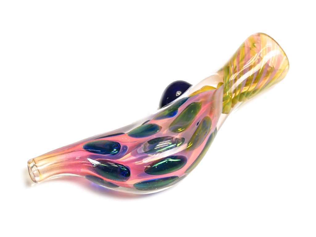 Seahorse Chillum Fat Buddha Glass