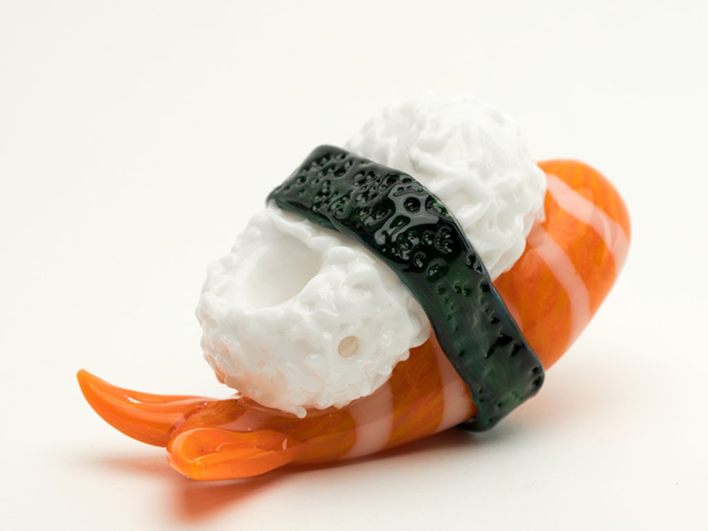 Shrimp Nigiri Pipe Fat Buddha Glass