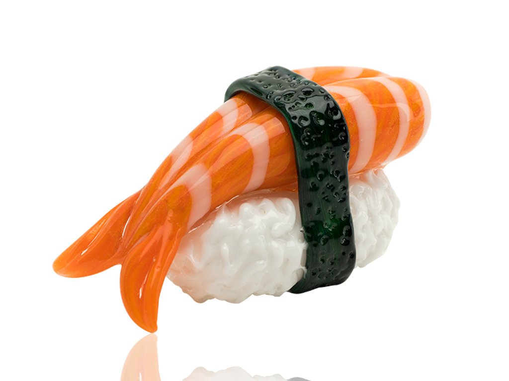 Shrimp Nigiri Pipe Fat Buddha Glass