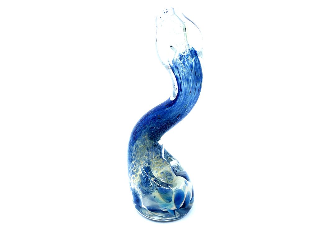 Standing Purple Pipe - Fat Buddha Glass