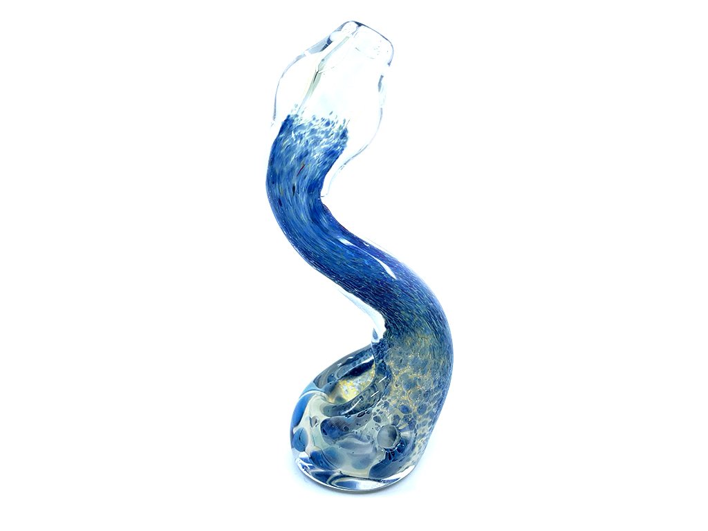 Standing Purple Pipe - Fat Buddha Glass
