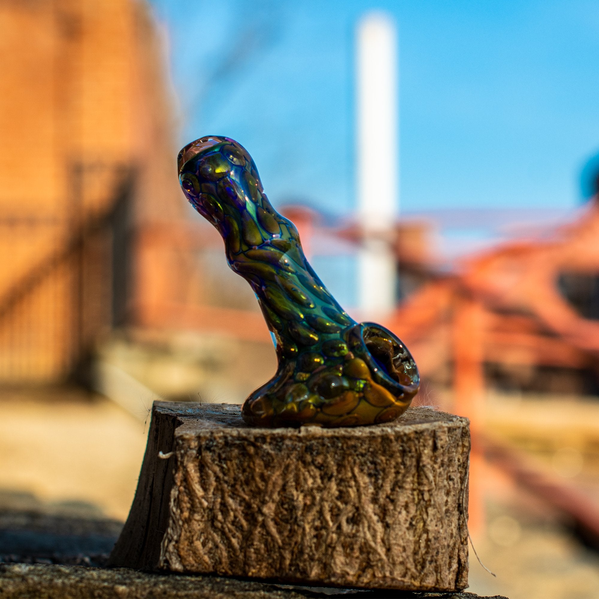 T Rex Putter Pipe Fat Buddha Glass