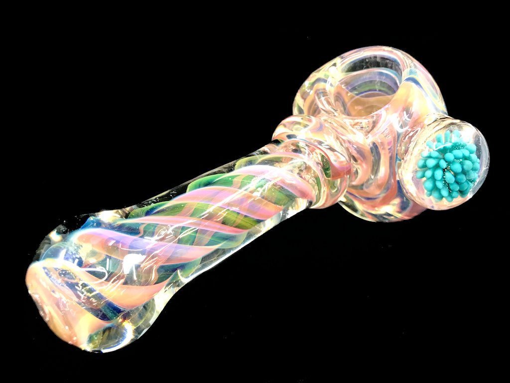 Marble Hammer Pipe Fat Buddha Glass