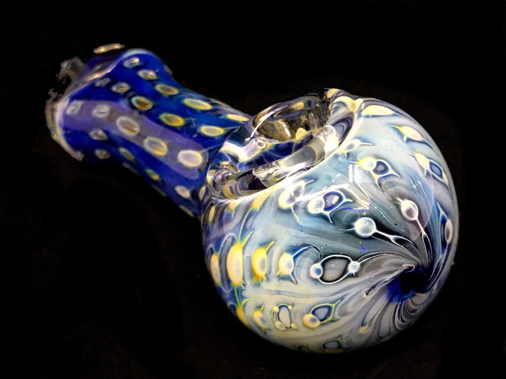 The Starry Night Pipe Fat Buddha Pipe