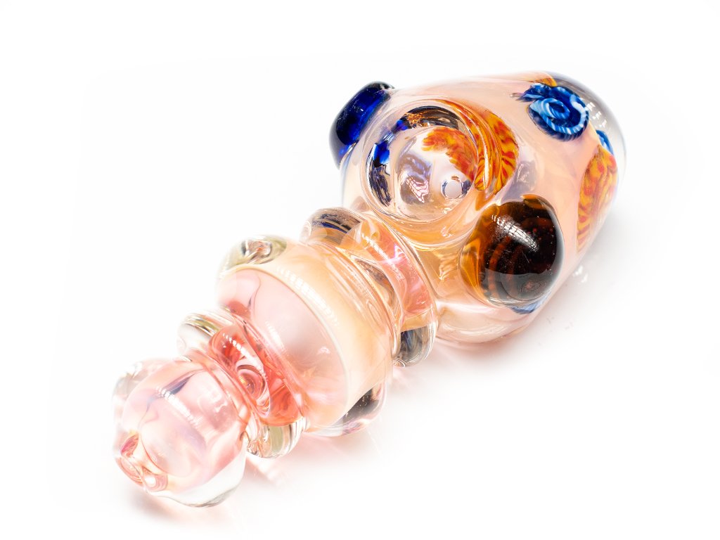 Triple Maria Pipe Fat Buddha Glass