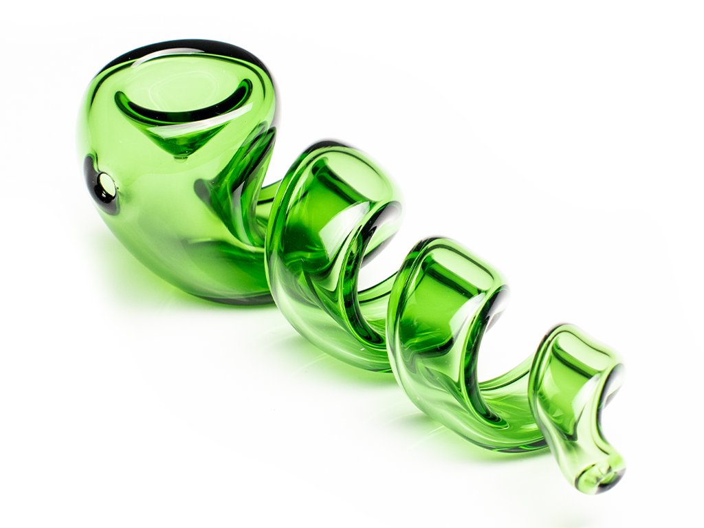 Fat Buddha Glass Pipe Twisted Glass Pipe