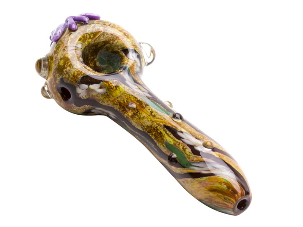 Viola Butterfly Pipe Fat Buddha Glass