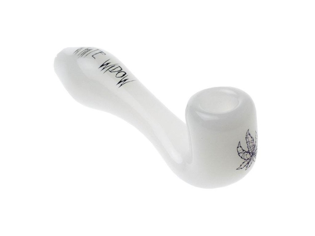 Famous Brandz Pipe White Widow Sherlock Pipe
