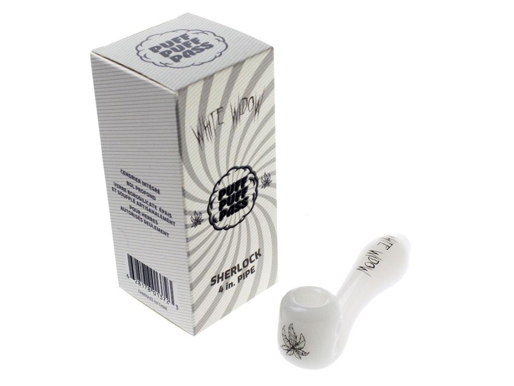 White Widow Sherlock Pipe