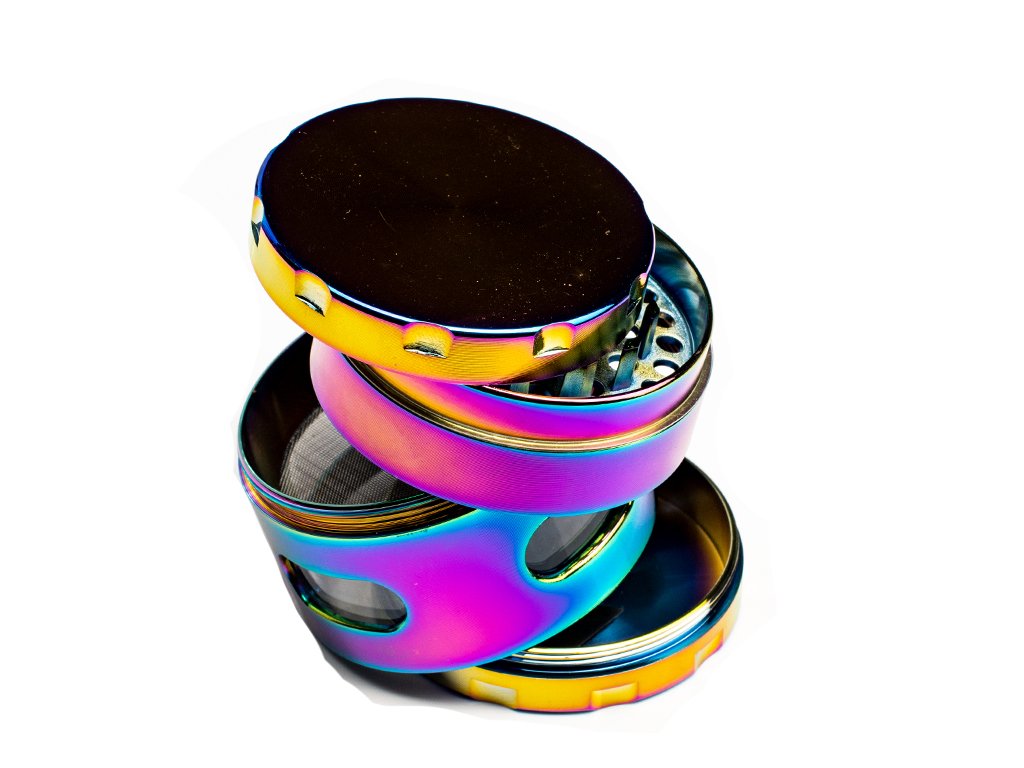 Fat Buddha Glass Rainbow Grinder