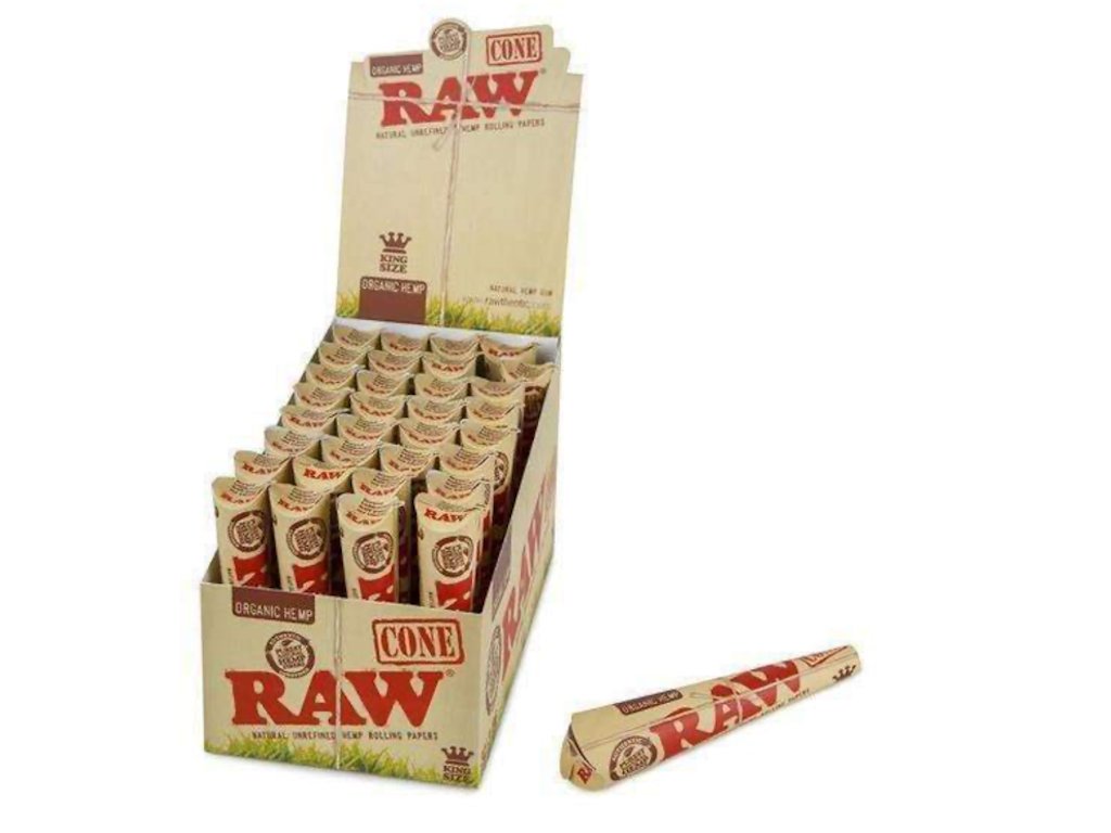 Fat Buddha Glass Raw Organic King Cones