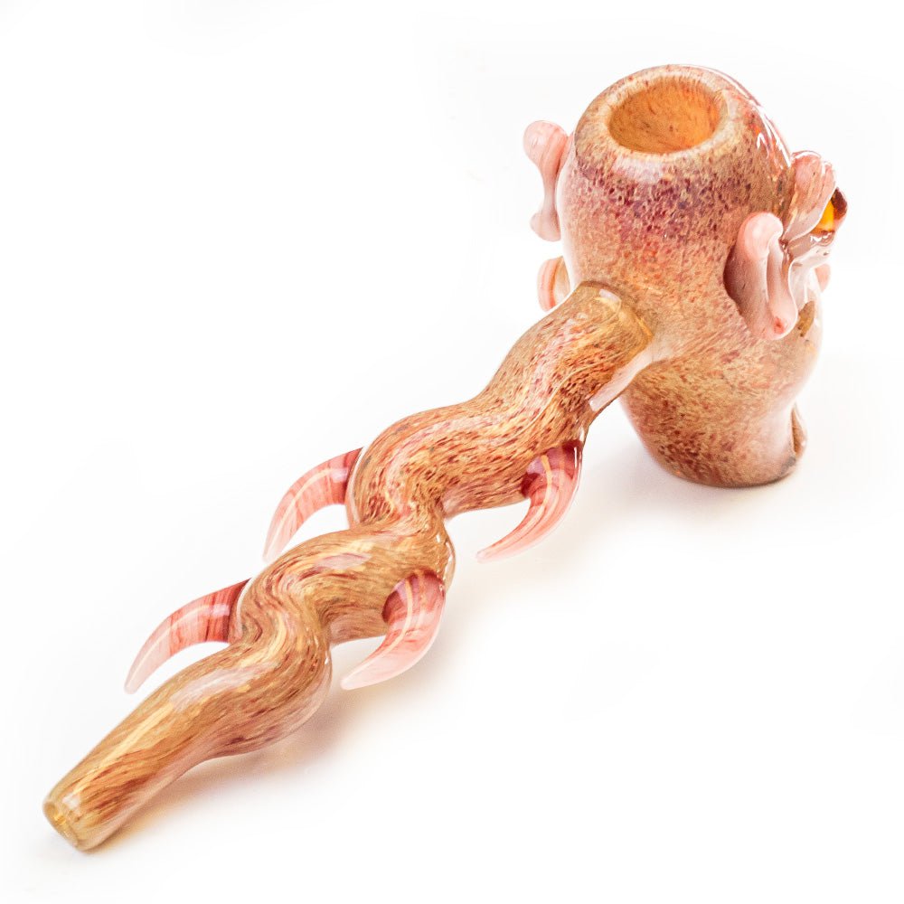 Fat Buddha Glass Stone Face MOAI Hammer Bubbler