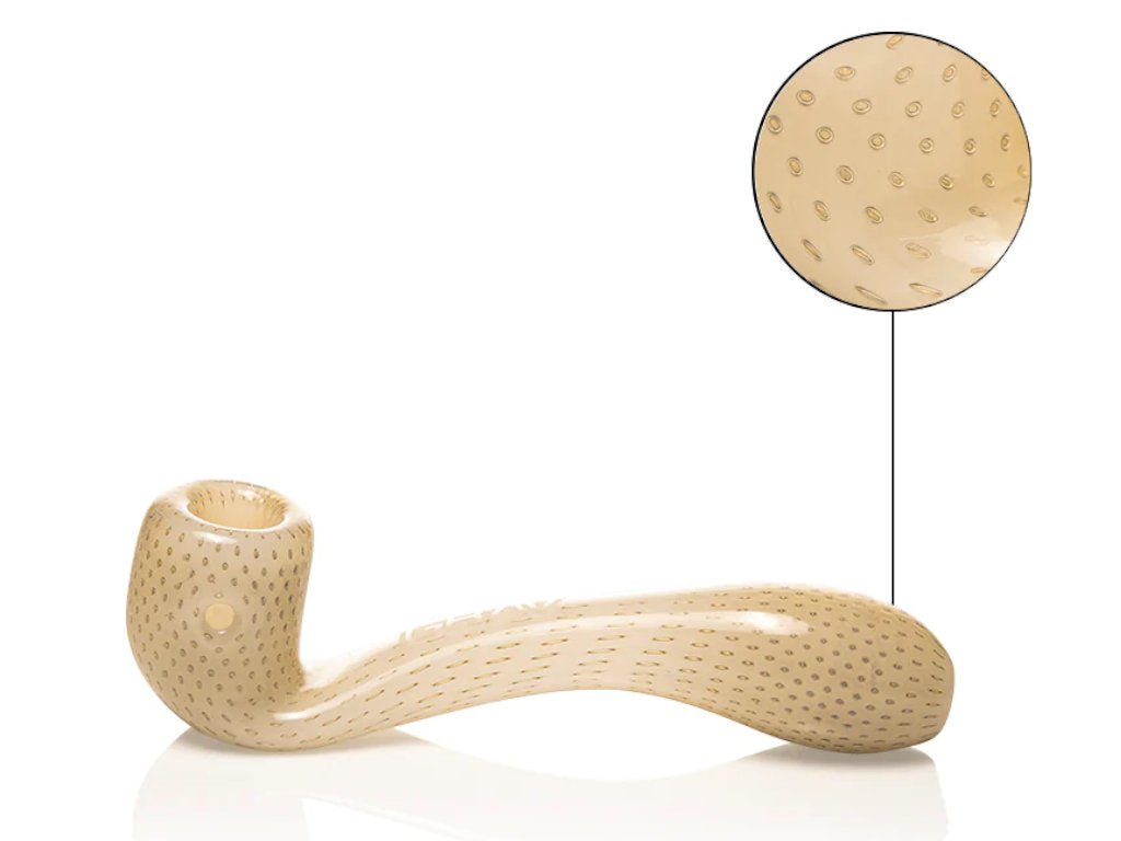 Grav White Bubble Trap Sherlock Pipe