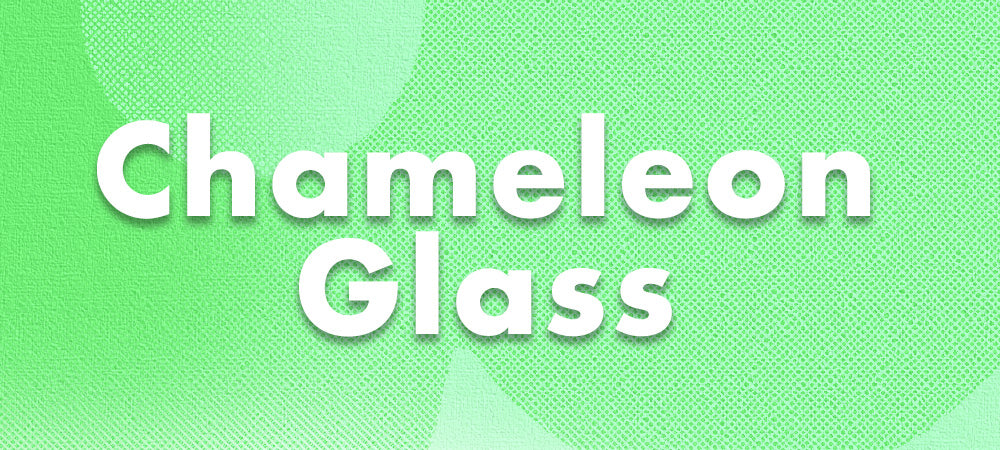 Chameleon glass