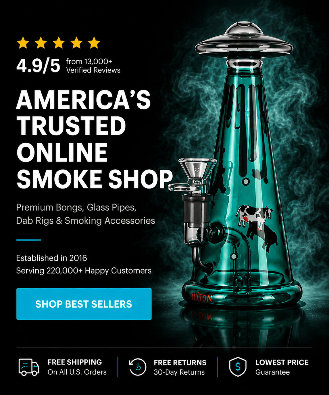 Fat Buddha Glass online smoke shop featuring bongs, glass pipes, dab rigs and smoking accessories