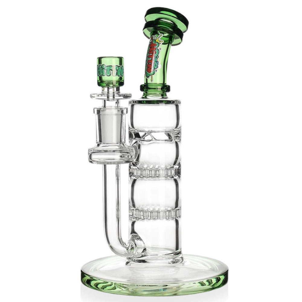 Wide Base Triple Perc Bong
