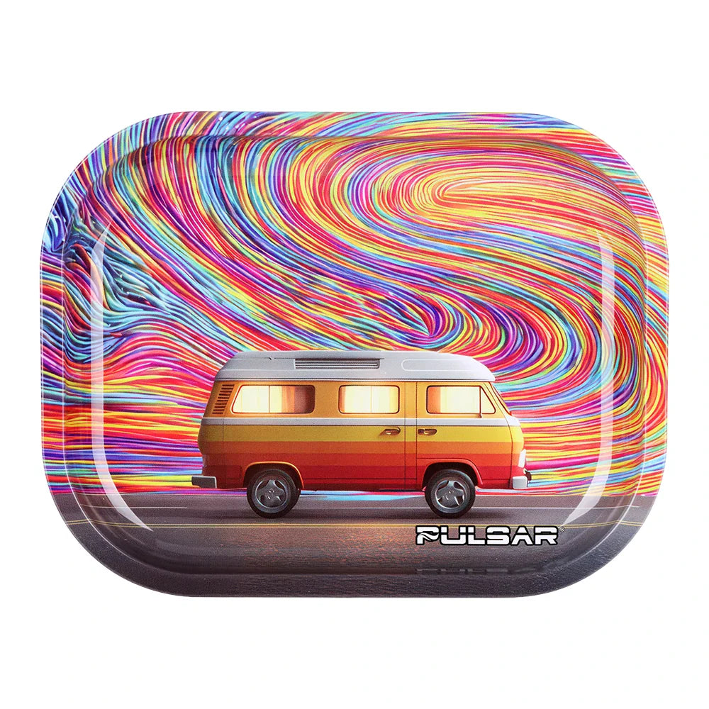Pulsar Accessories Camper Flow Mini Metal Rolling Tray 7in X 5.5in