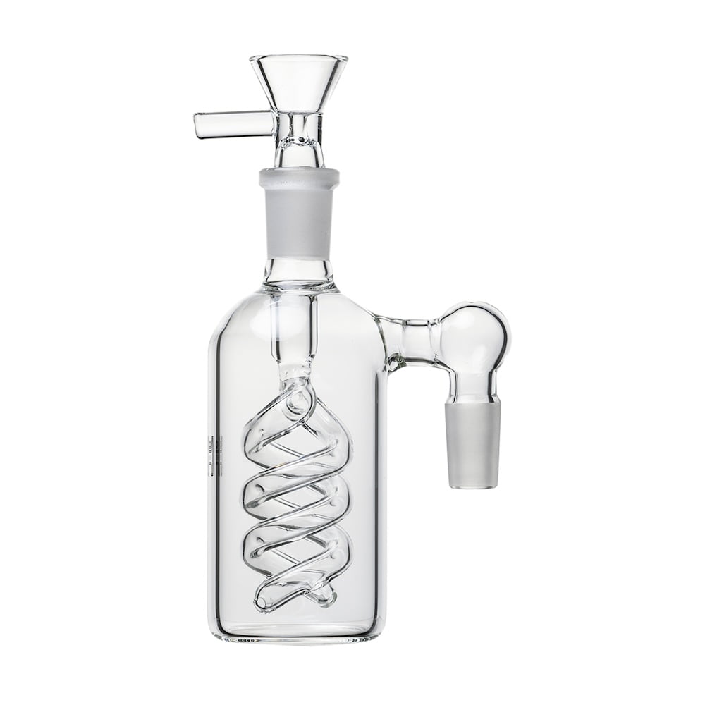 Human Grade Accessories Clear Spiral 90° Ash Catcher
