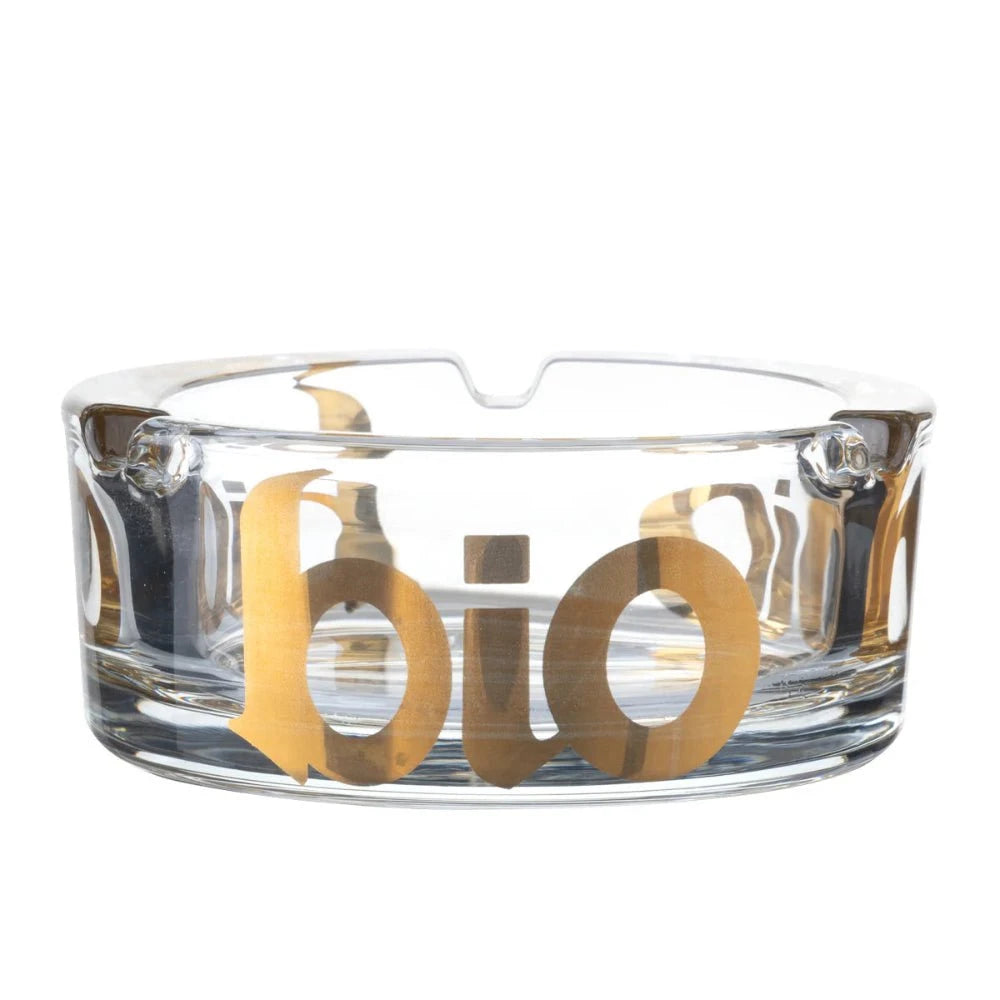 Biohazard Accessories Gold BIO Glass Ashtray