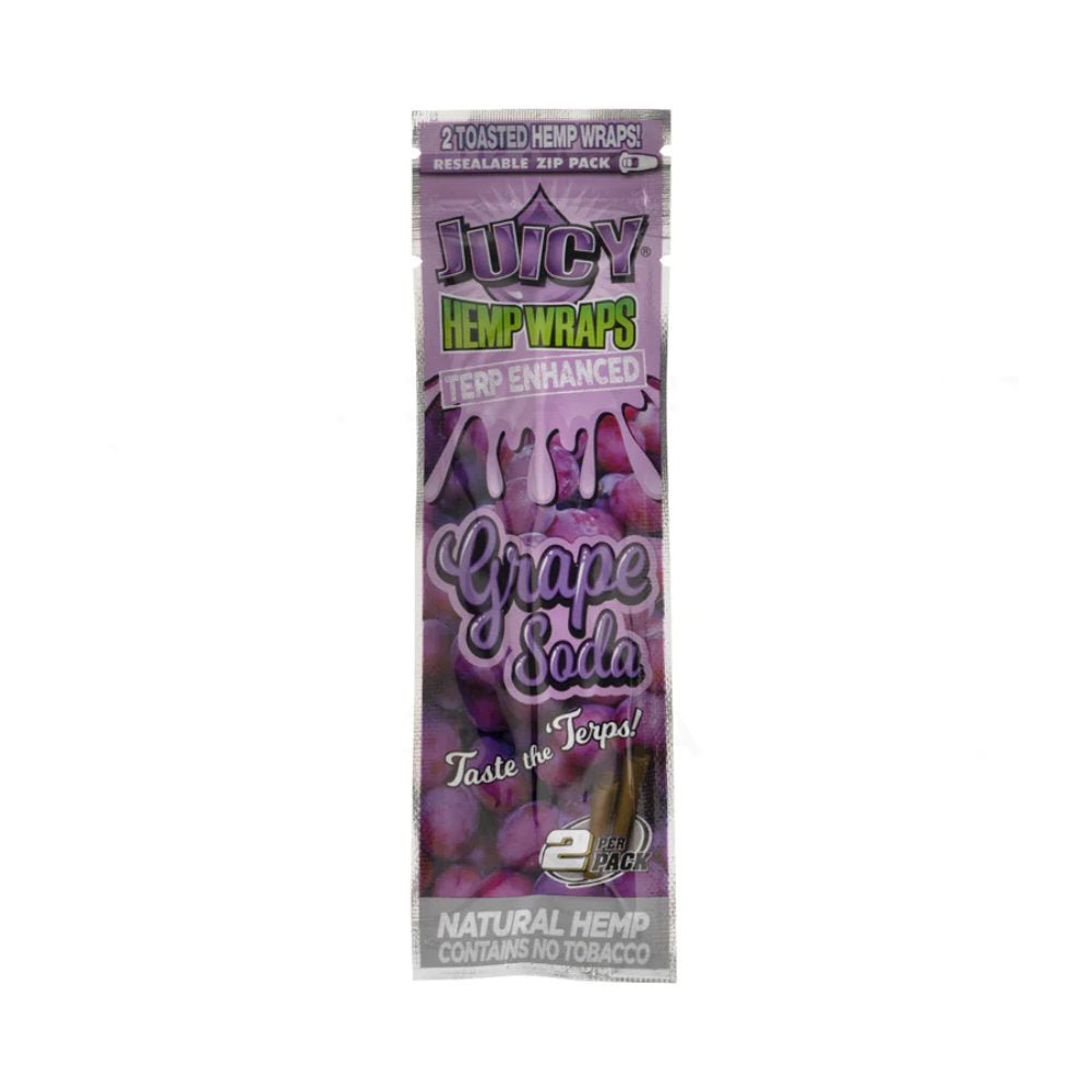 Juicy Jays Accessories Grape Soda Hemp Wrap 3 pack