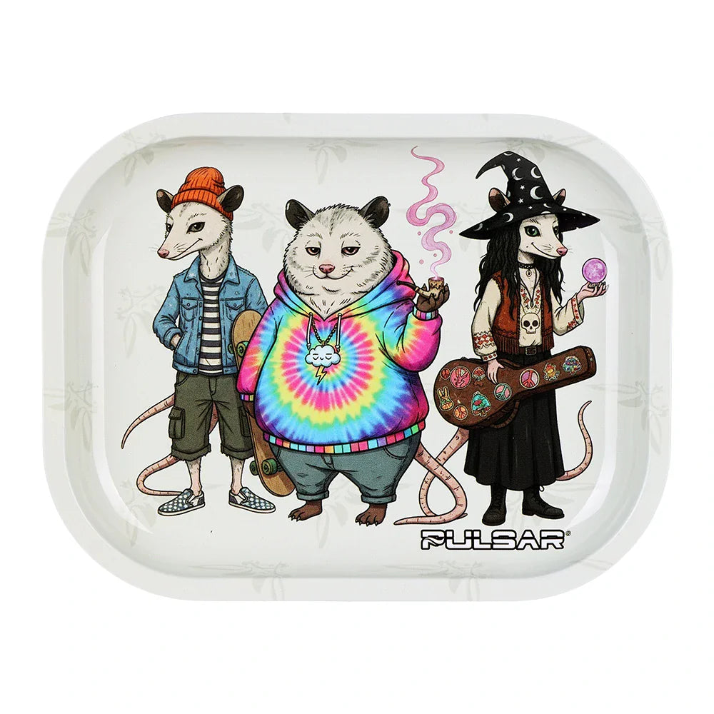 Pulsar Accessories Potassum Roadies Mini Metal Rolling Tray 7in X 5.5in