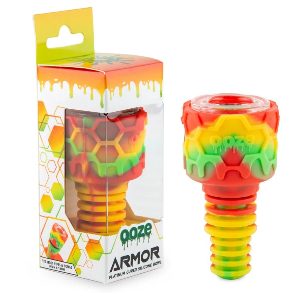 Fat Buddha Glass Accessories Rasta Ooze Armor Silicone Bowl