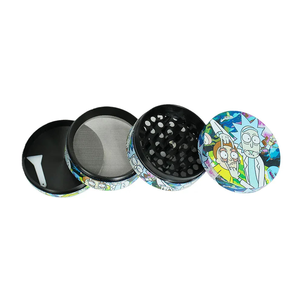 Fat Buddha Glass Accessories Rick and Morty Herb Grinder