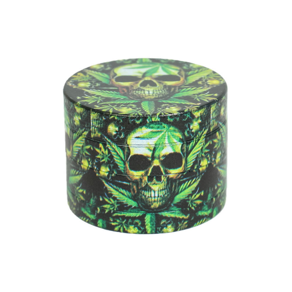 Fat Buddha Glass Accessories Skull Herb Grinder