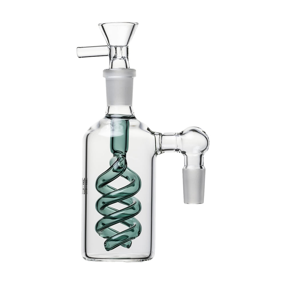Human Grade Accessories Teal Spiral 90° Ash Catcher