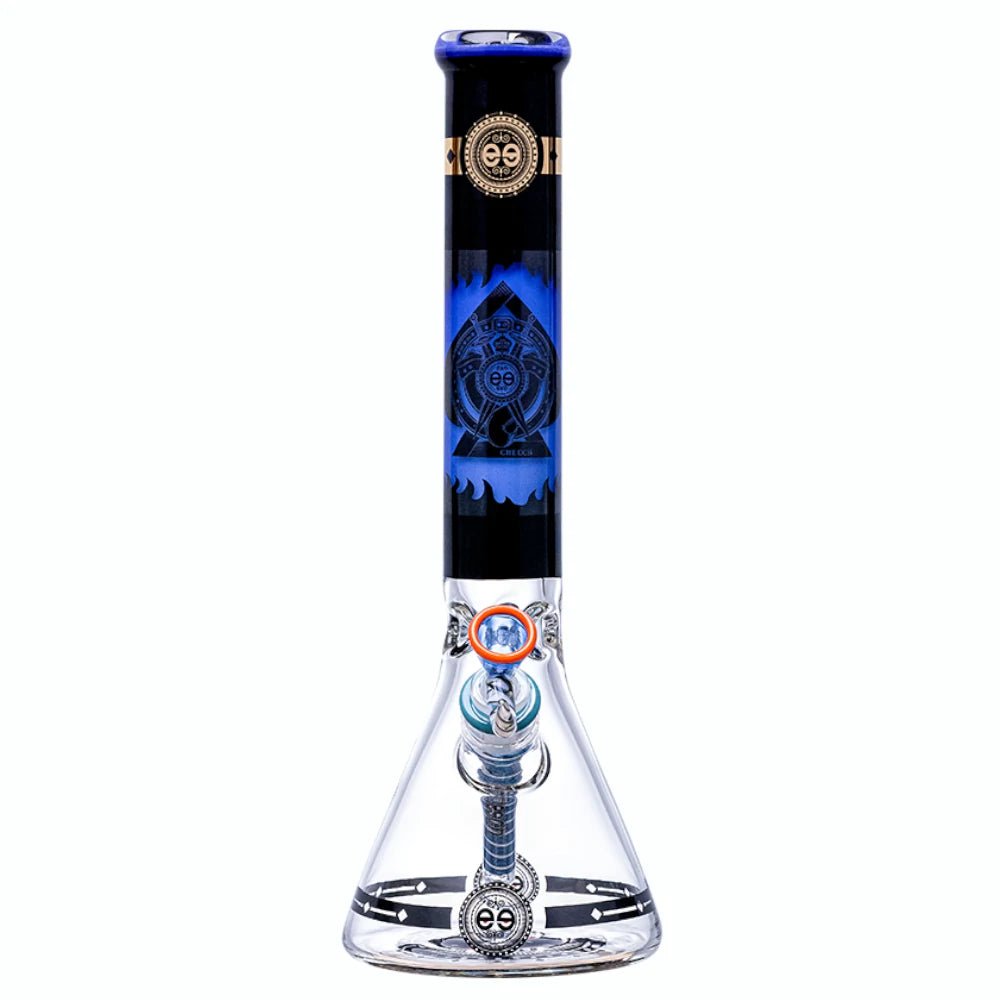 Cheech Glass Ace of Spades Beaker Bong