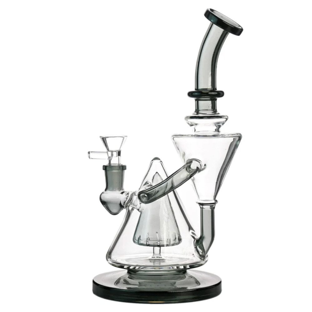 Fat Buddha Glass Bong 10" Cone Recycler Bong