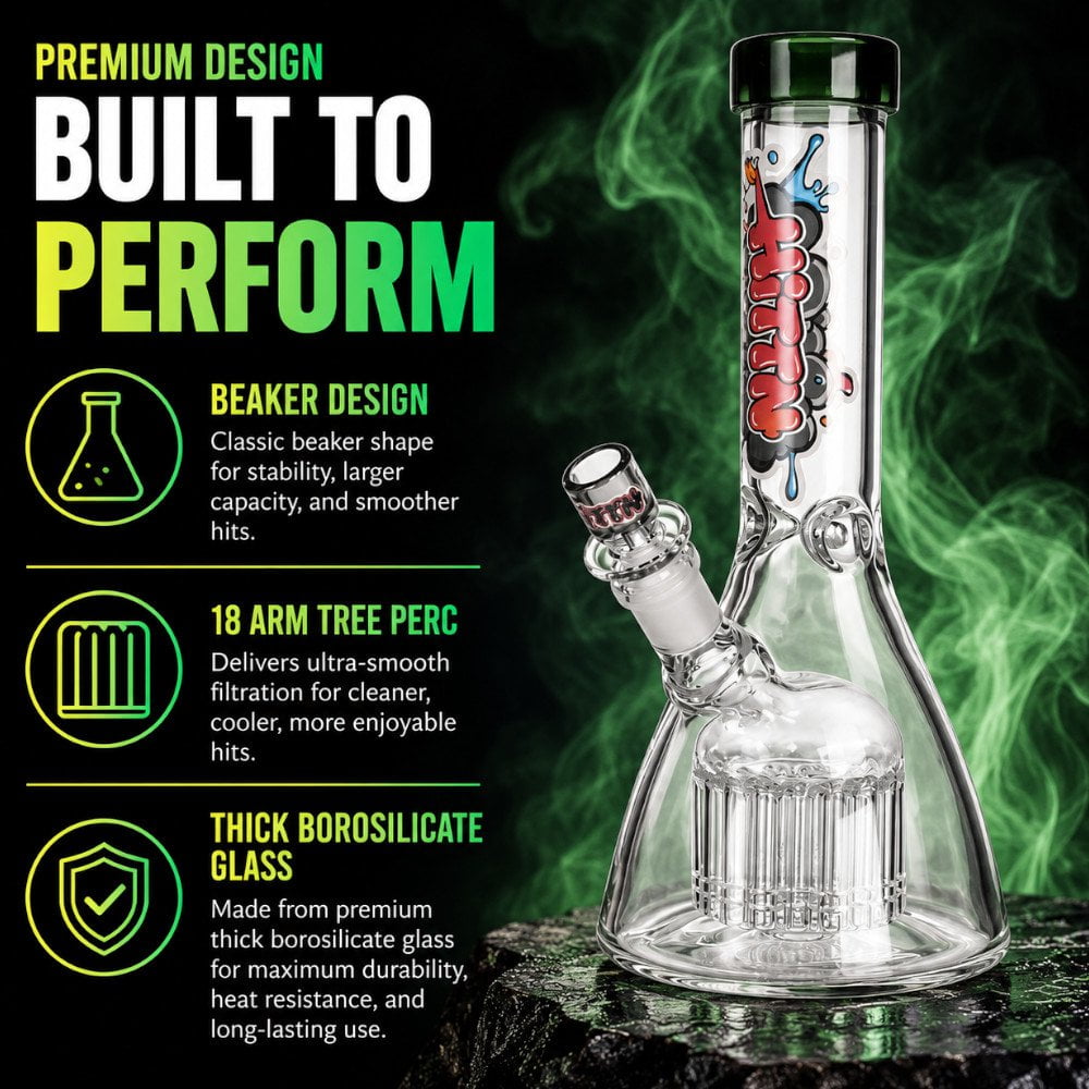 HITTN Bong 18 Arm Tree Beaker Bong