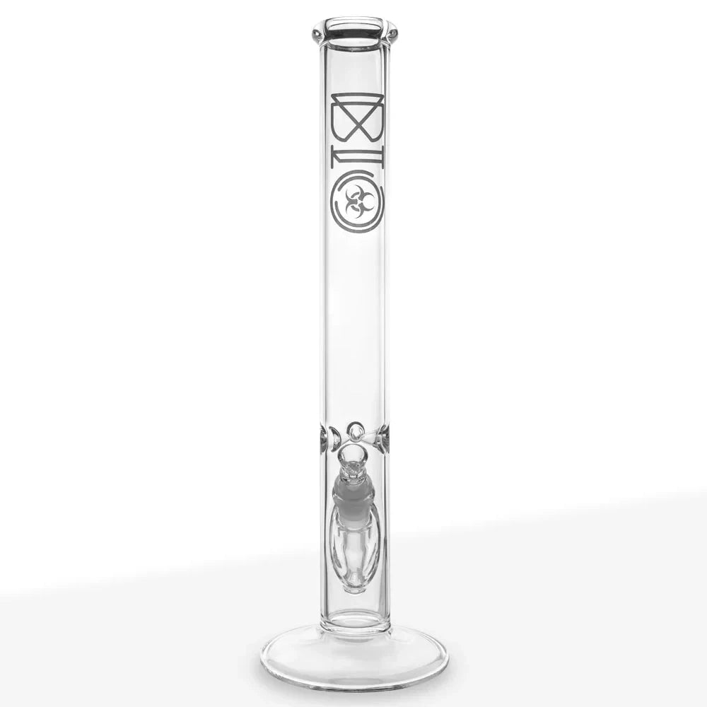 Biohazard Bong 18in Straight Tube Bong