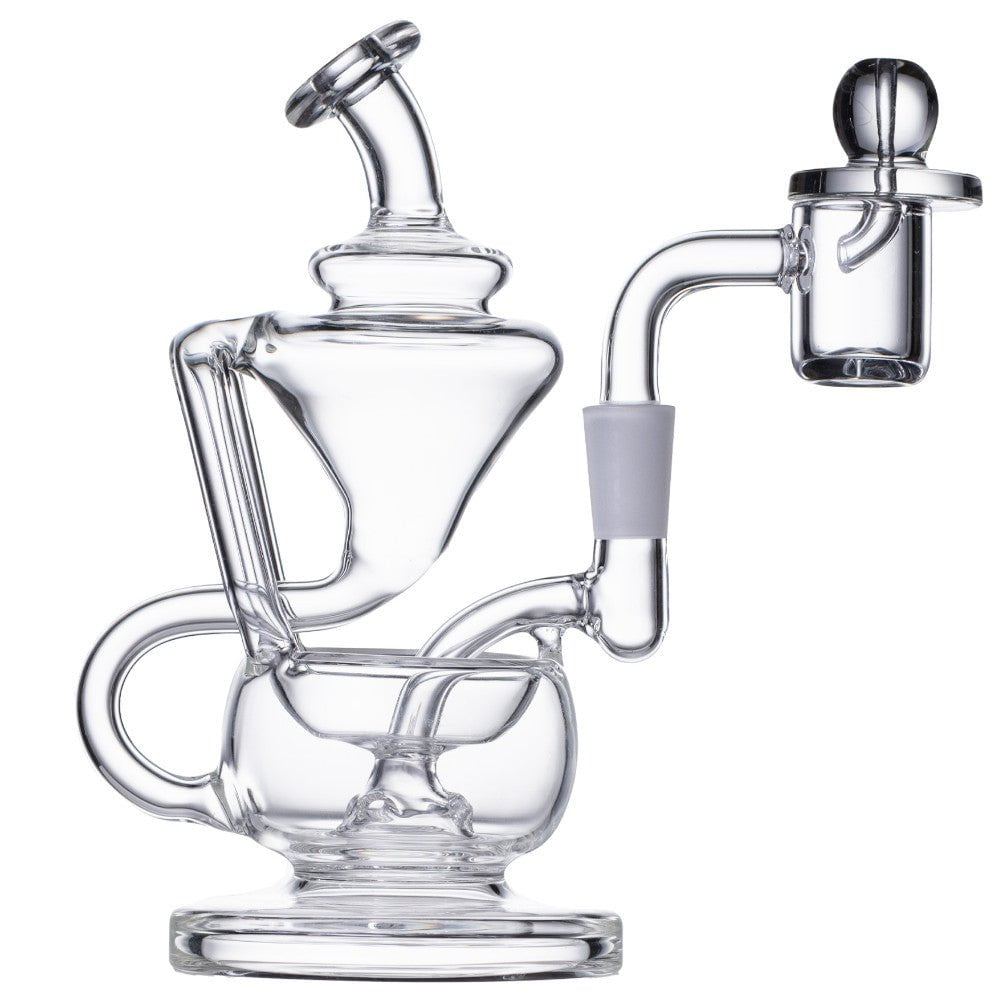 Human Grade Bong 5in Recycler 1A Dab Rig