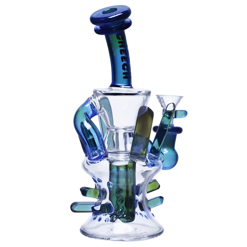 Cheech Glass Bong 8in Spiky Bong
