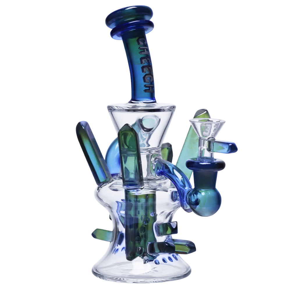 Cheech Glass Bong 8in Spiky Bong