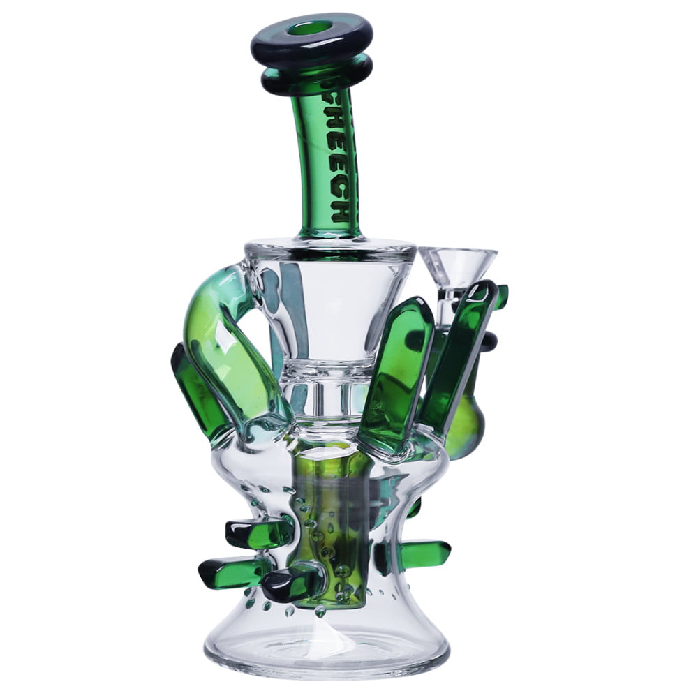 Cheech Glass Bong 8in Spiky Bong