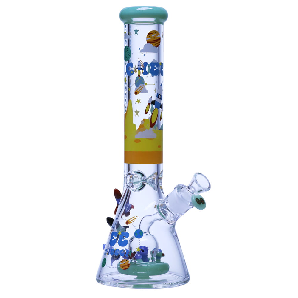 Cheech Glass Bong Alien Beaker Bong
